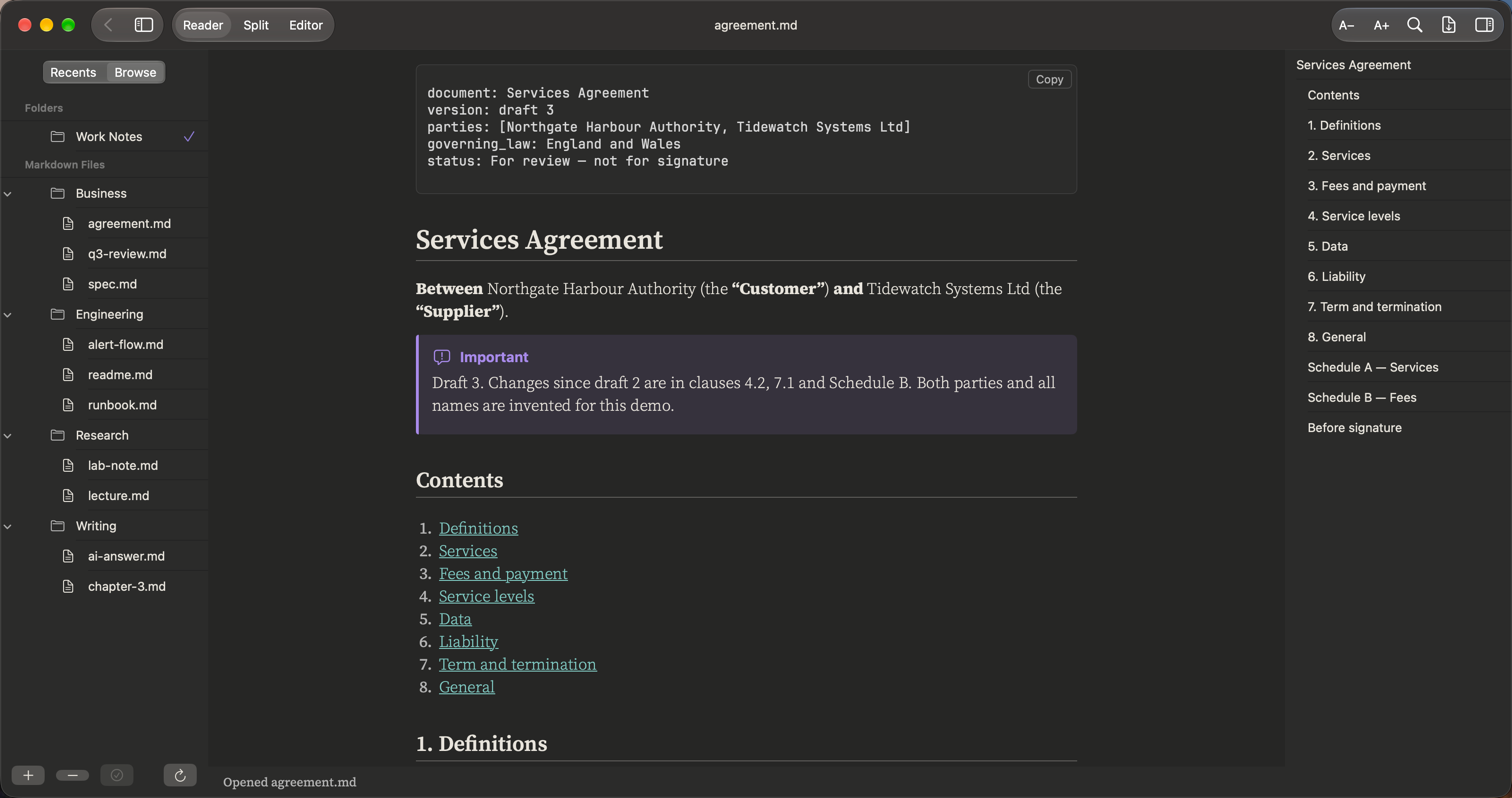 Legal: Agreements and clause summaries. Numbered clauses keep their numbers.
